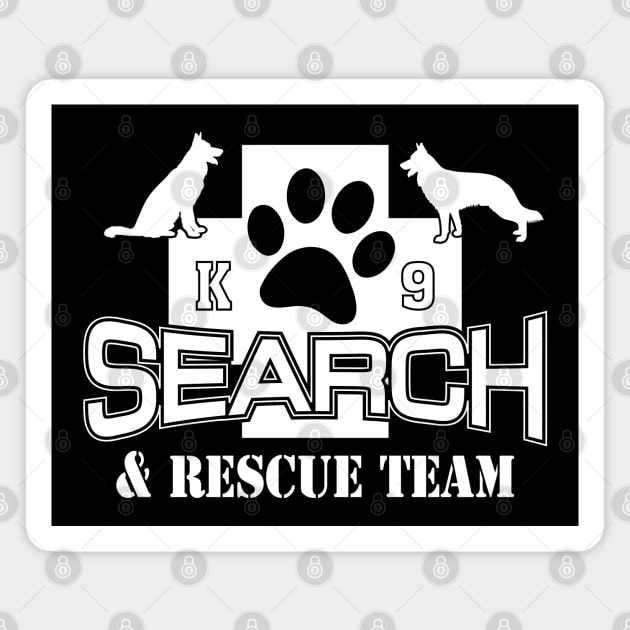 K9 Search & Rescue Magnet by parashop
